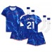 Maillot de foot Chelsea Ben Chilwell #21 Domicile vêtements enfant 2024-25 Manches Courtes (+ pantalon court)